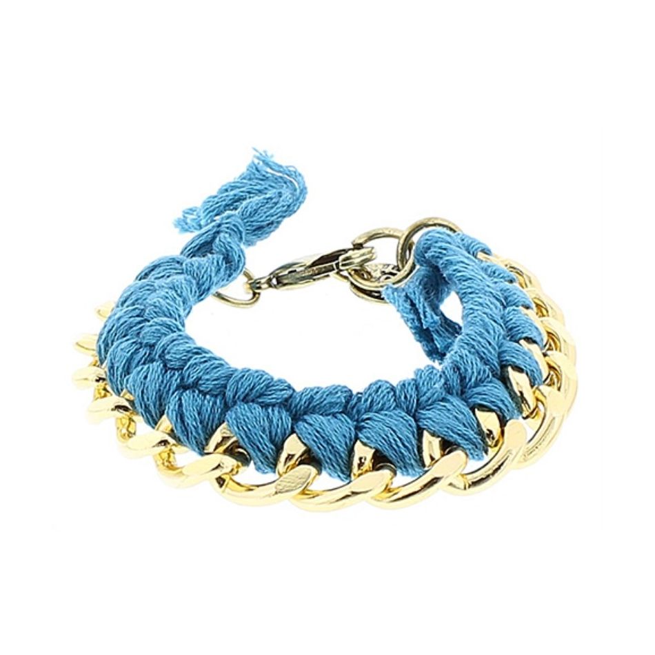 BRAIDED CHAIN BRACELET