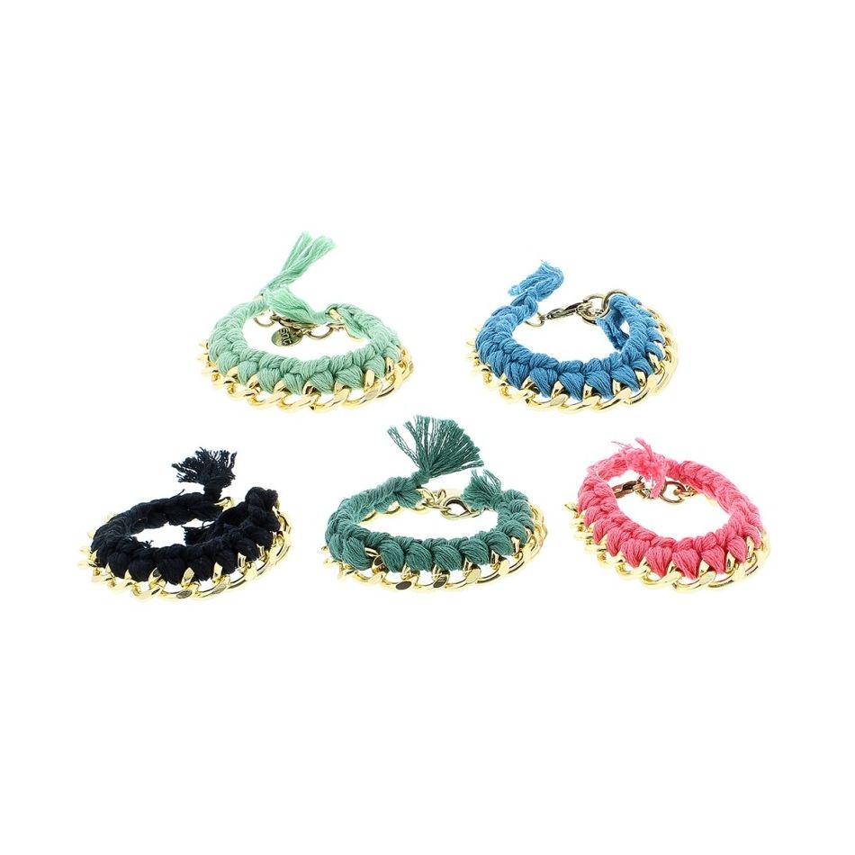 PULSERA CADENA TRENZADA