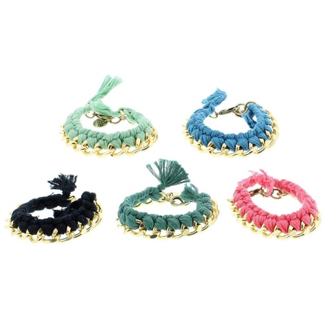 BRAIDED CHAIN BRACELET