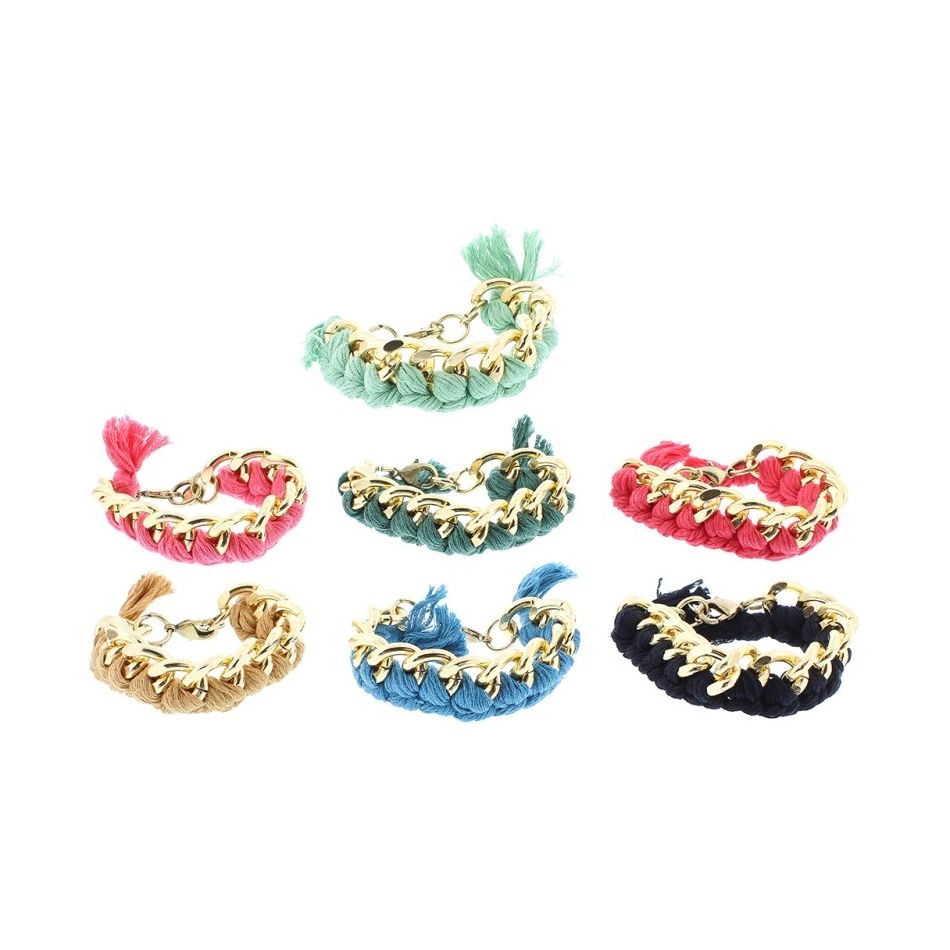 PULSERA CADENA TRENZADA