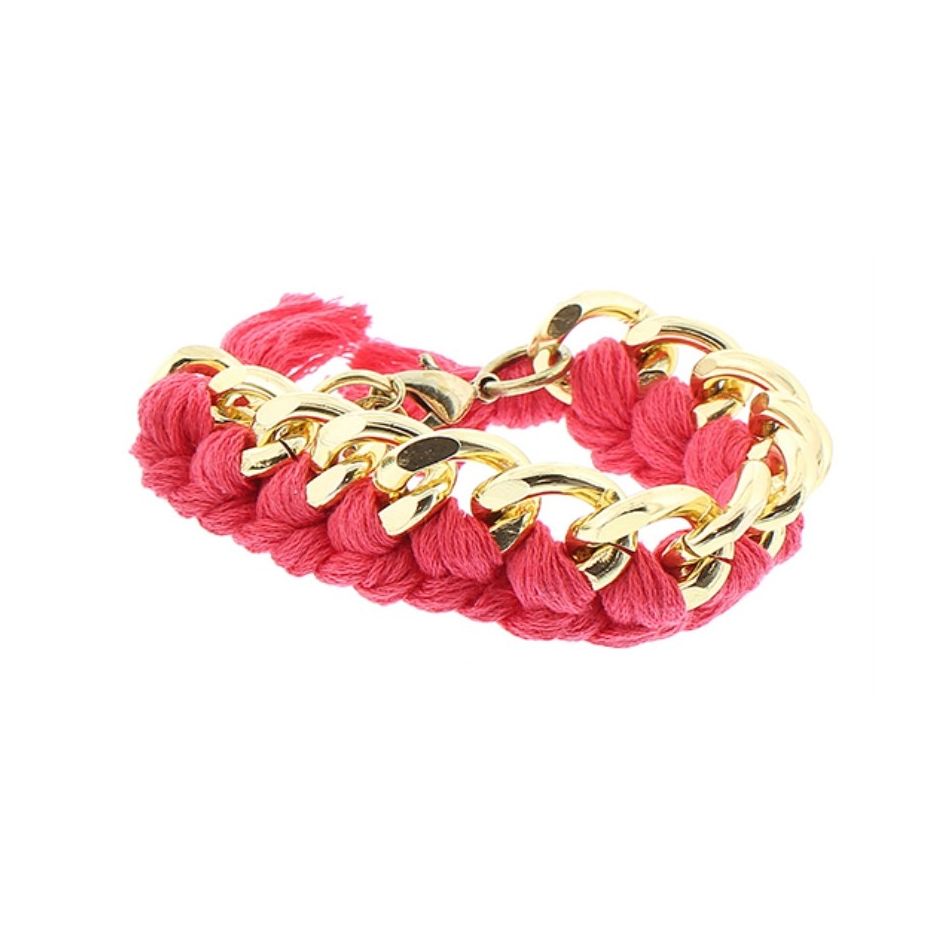 BRAIDED CHAIN BRACELET