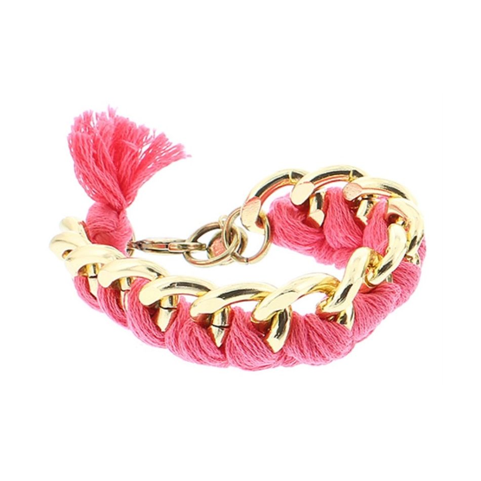 BRAIDED CHAIN BRACELET