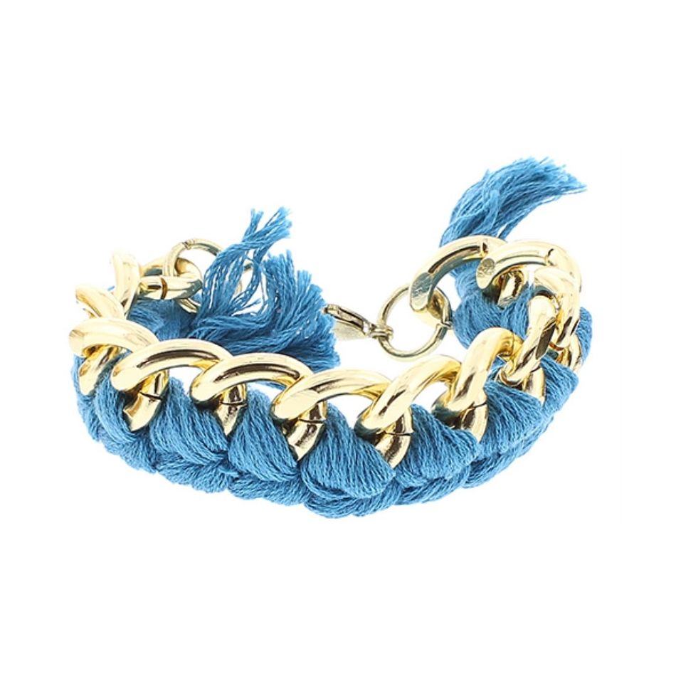 BRAIDED CHAIN BRACELET