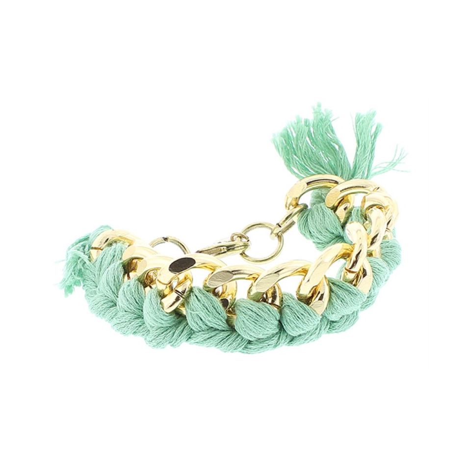 PULSERA CADENA TRENZADA