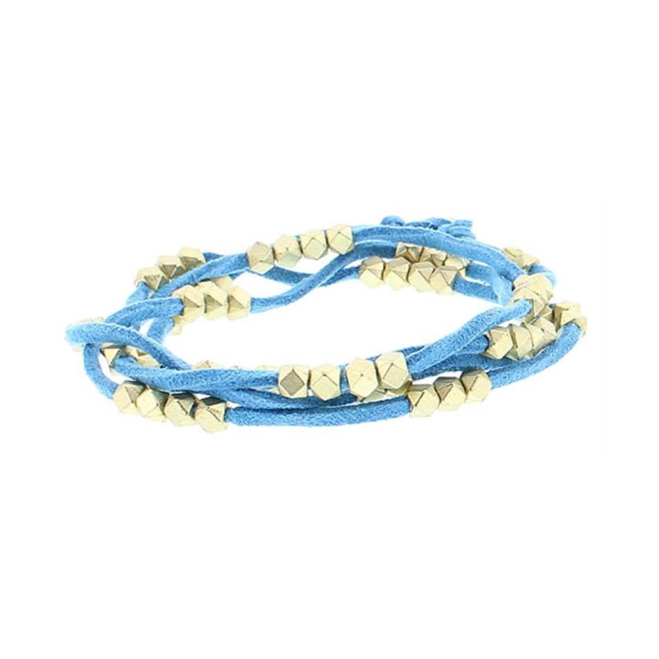 PULSERA ANTELINA CUENTAS METAL