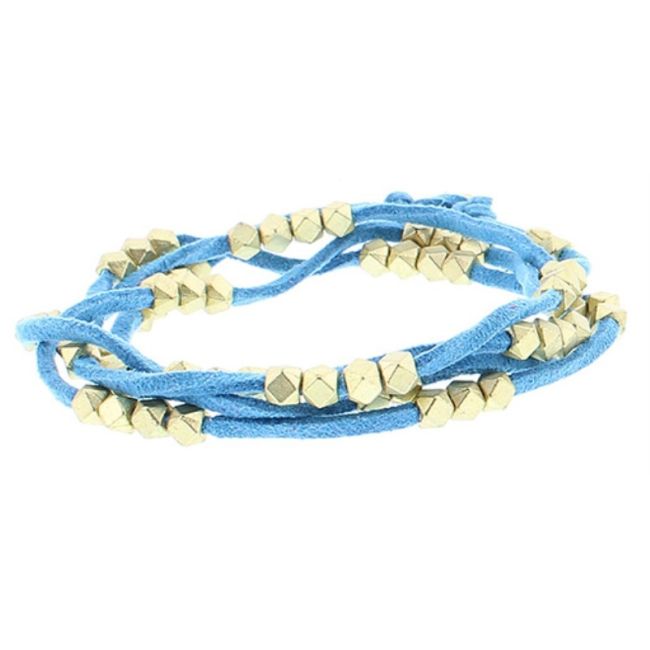 PULSERA ANTELINA CUENTAS METAL