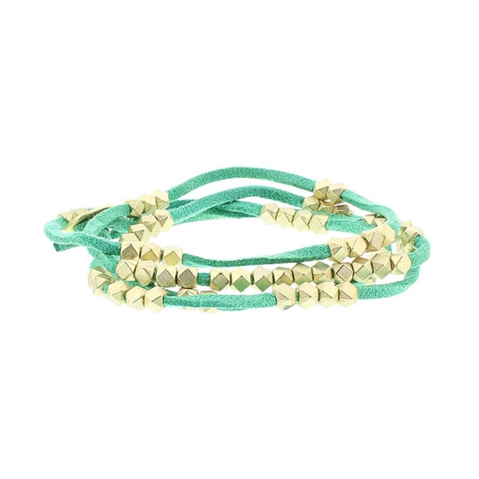 PULSERA ANTELINA CUENTAS METAL