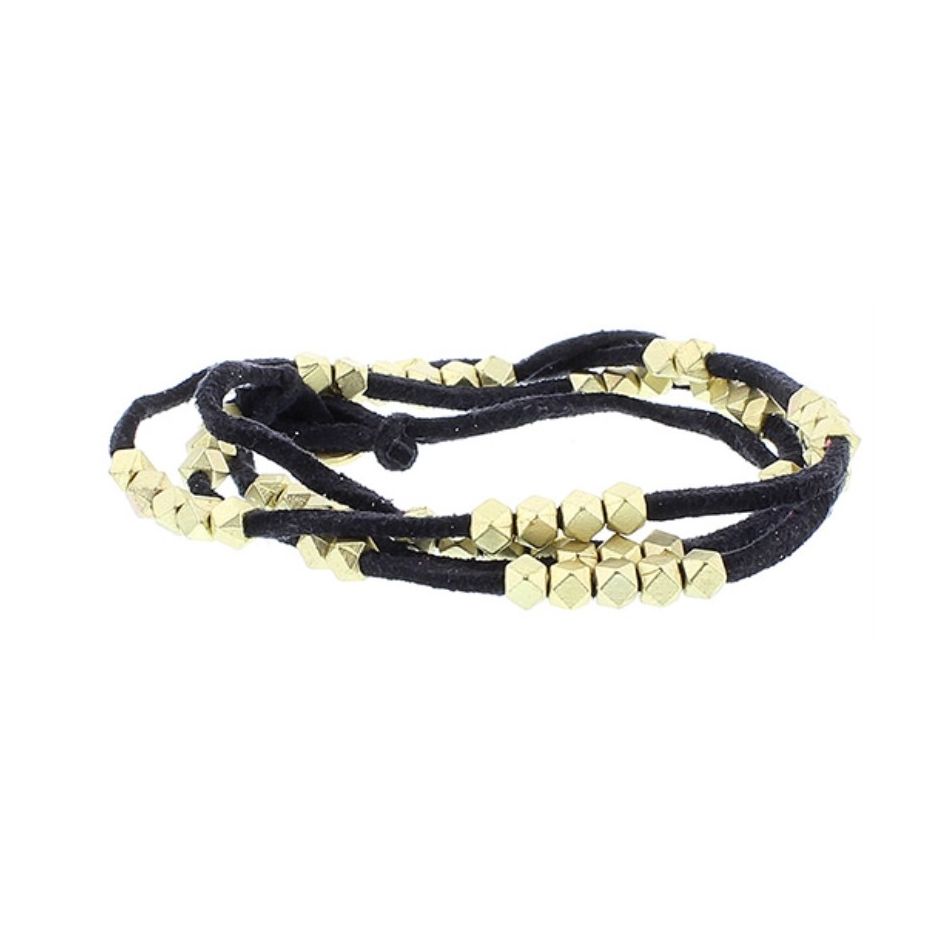 PULSERA ANTELINA CUENTAS METAL
