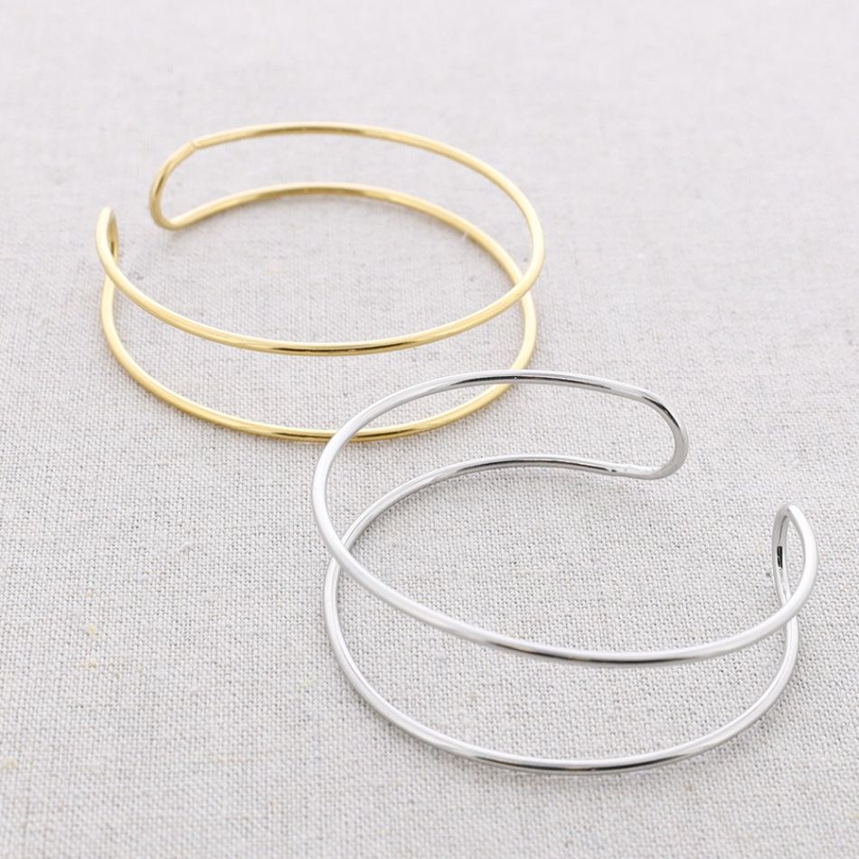 DOUBLE STRAP STEEL BRACELET