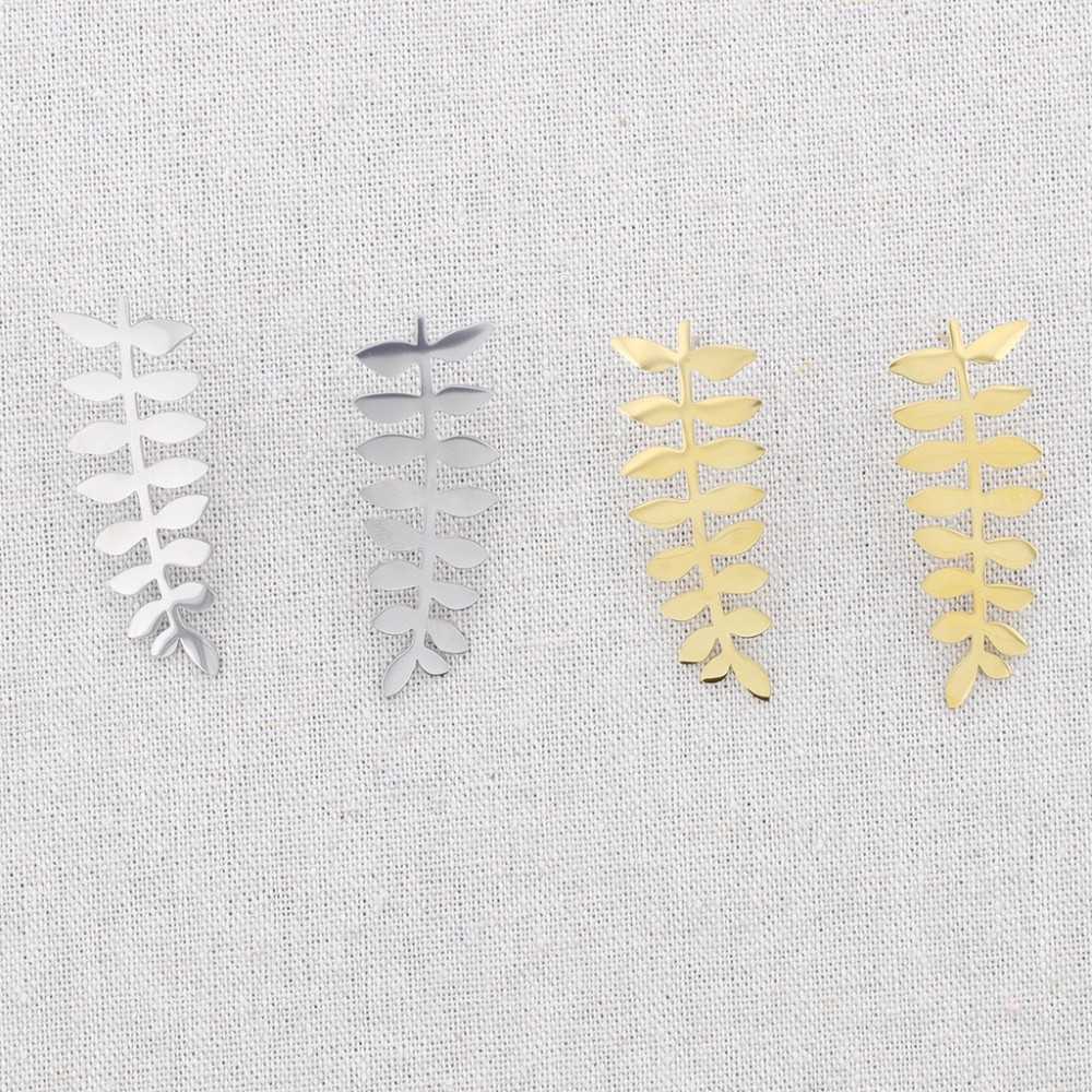 STEEL BRANCH EARRINGS