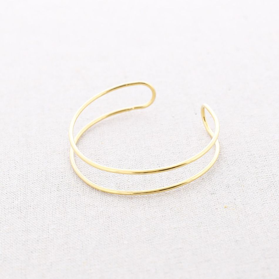 DOUBLE STRAP STEEL BRACELET