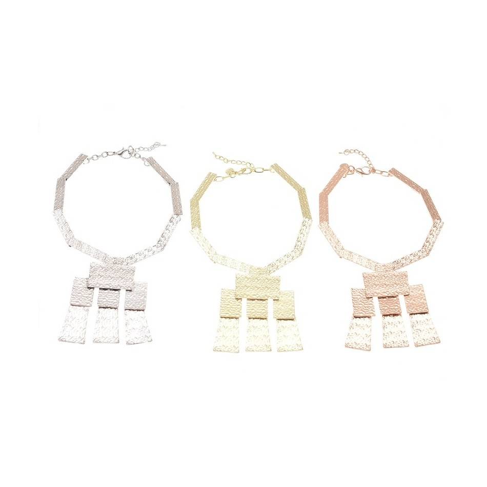 SHAPES METAL SHORT NECKLACE