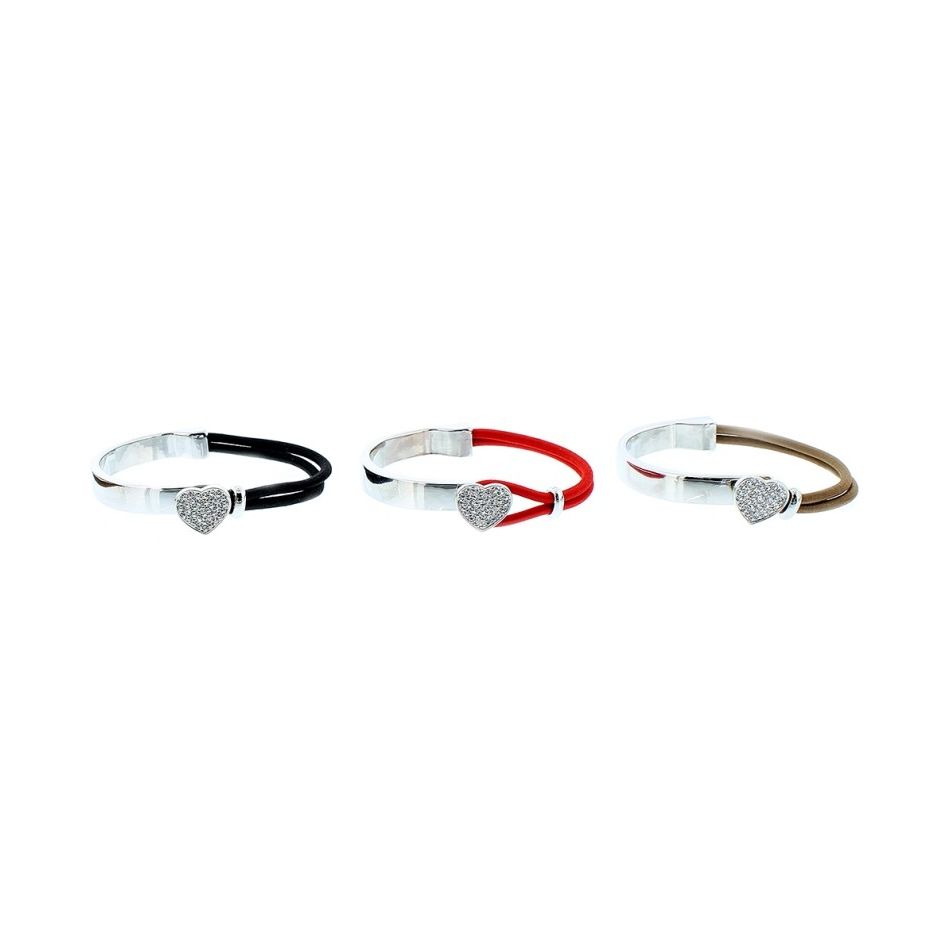 METAL LEATHER BRACELET