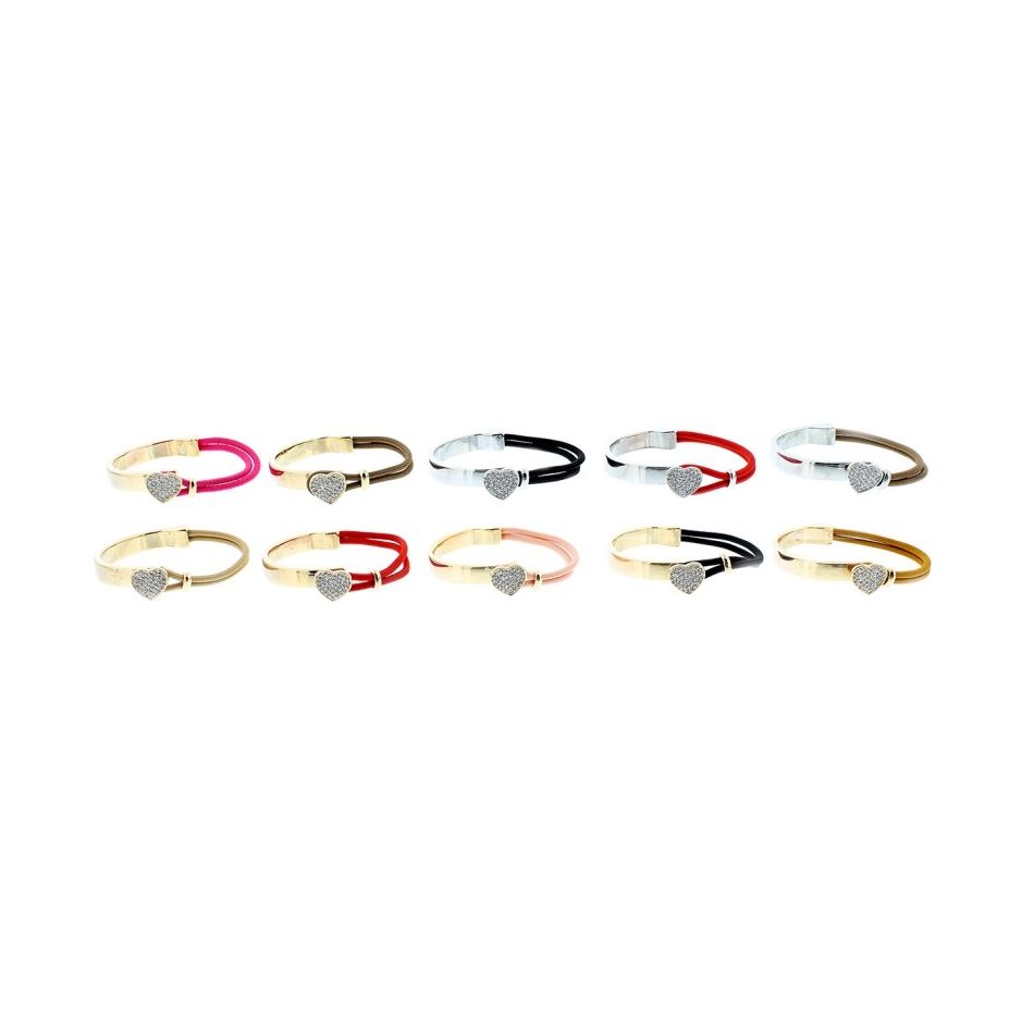 METAL LEATHER BRACELET