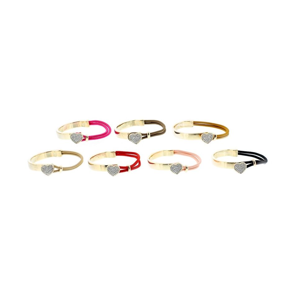PULSERA METAL CUERO