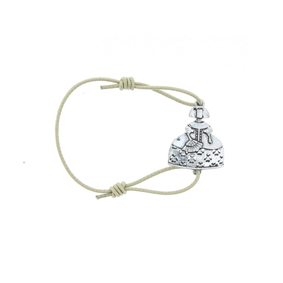 MENINA ELASTIC METAL ENAMEL BRACELET
