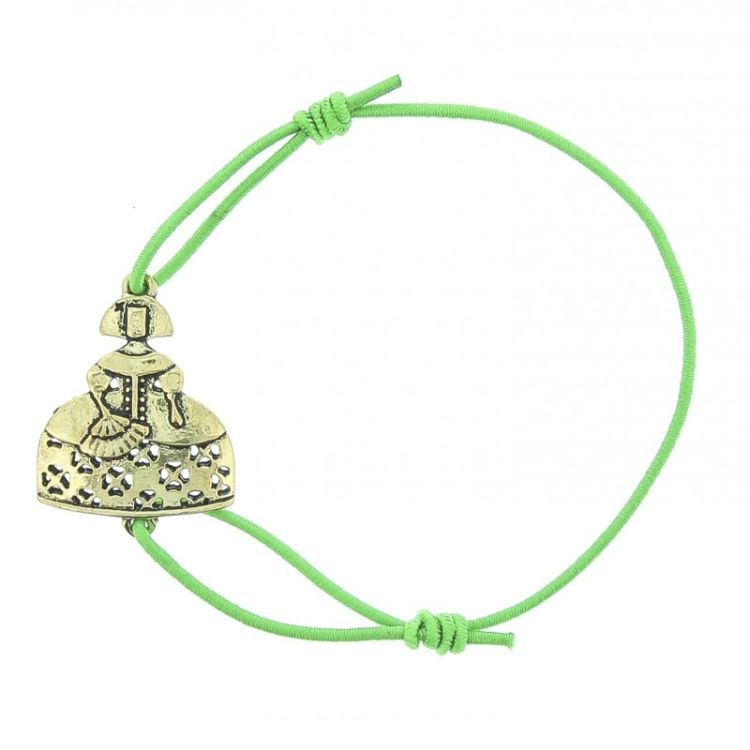 MENINA ELASTIC METAL ENAMEL BRACELET