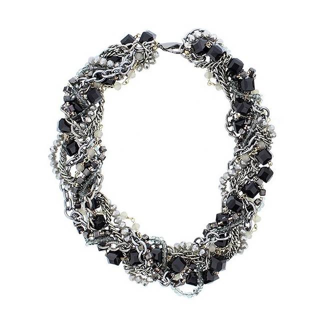 BRAIDED SHORT NECKLACE