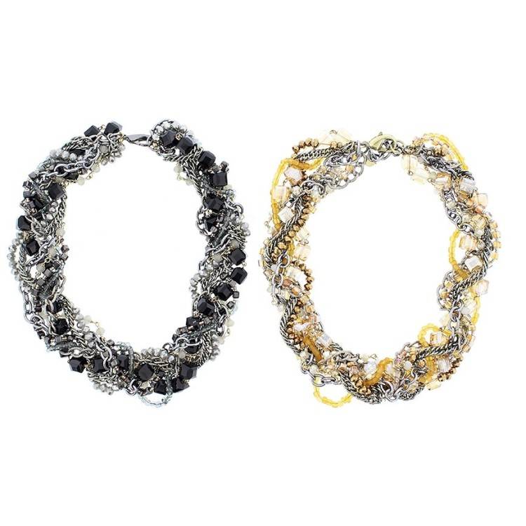 BRAIDED SHORT NECKLACE 2