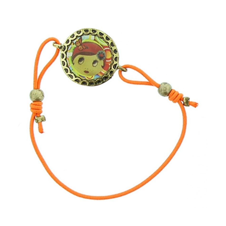 ENAMEL METAL ELASTIC BRACELET