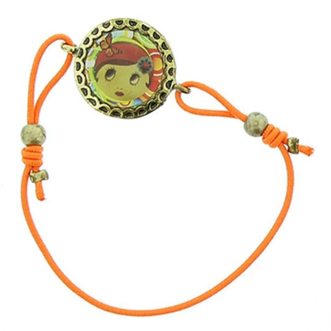 PULSERA GOMITA METAL ESMALTE
