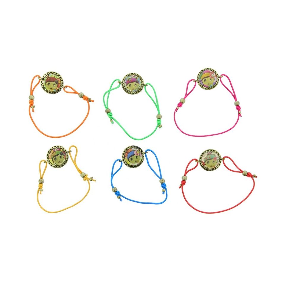 ENAMEL METAL ELASTIC BRACELET