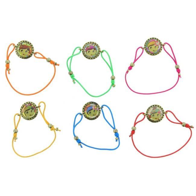 ENAMEL METAL ELASTIC BRACELET