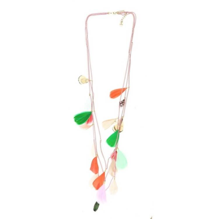 COLLAR LARGO PLUMAS