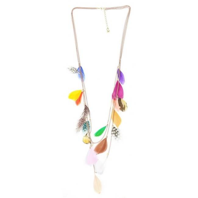 COLLAR LARGO PLUMAS