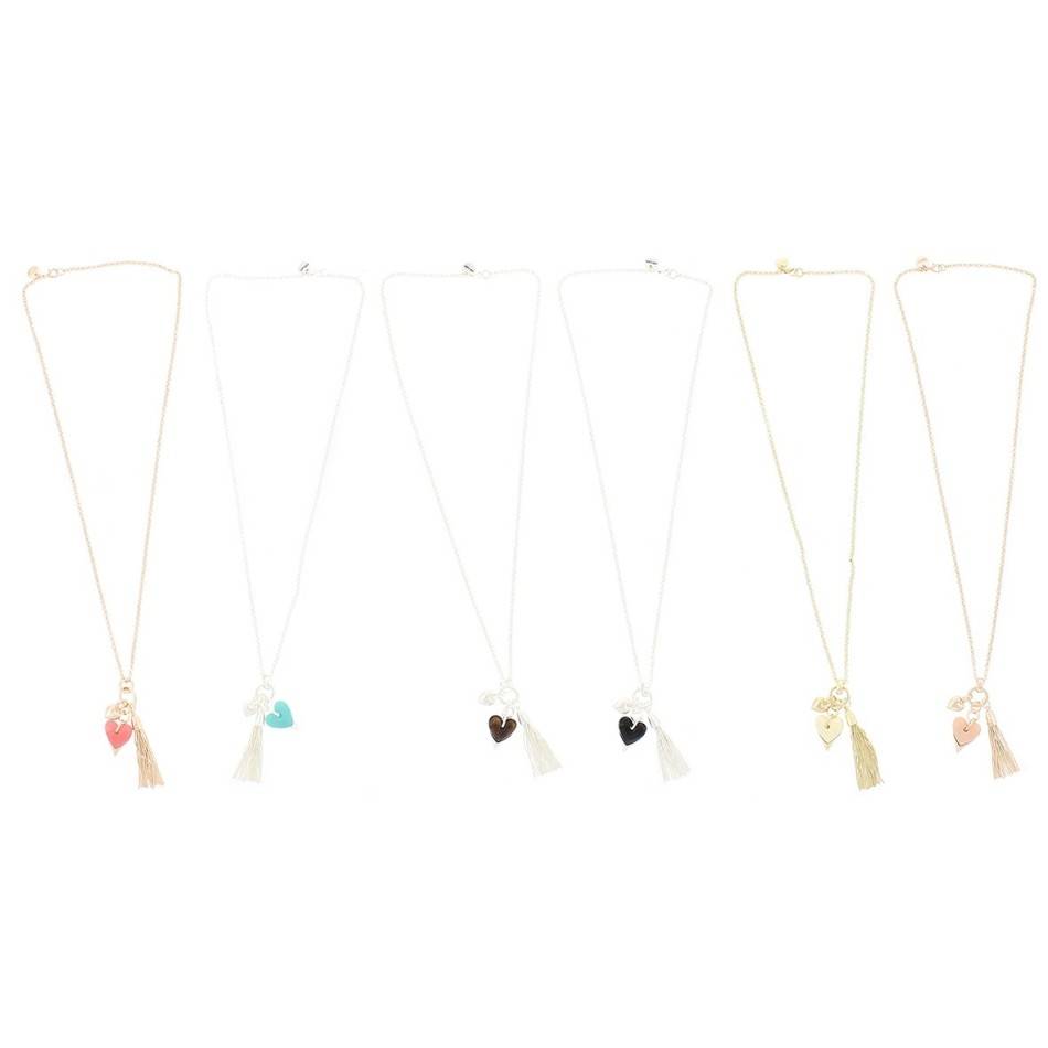 HANGING NECKLACE METAL RESIN