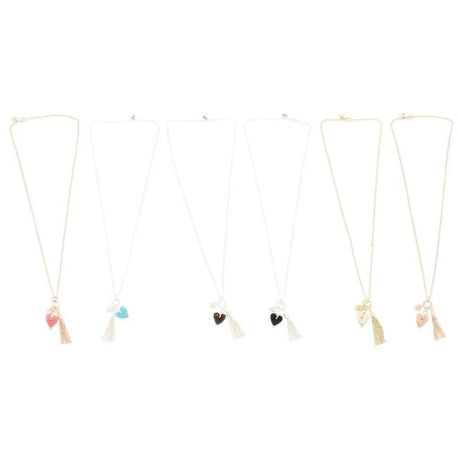 HANGING NECKLACE METAL RESIN