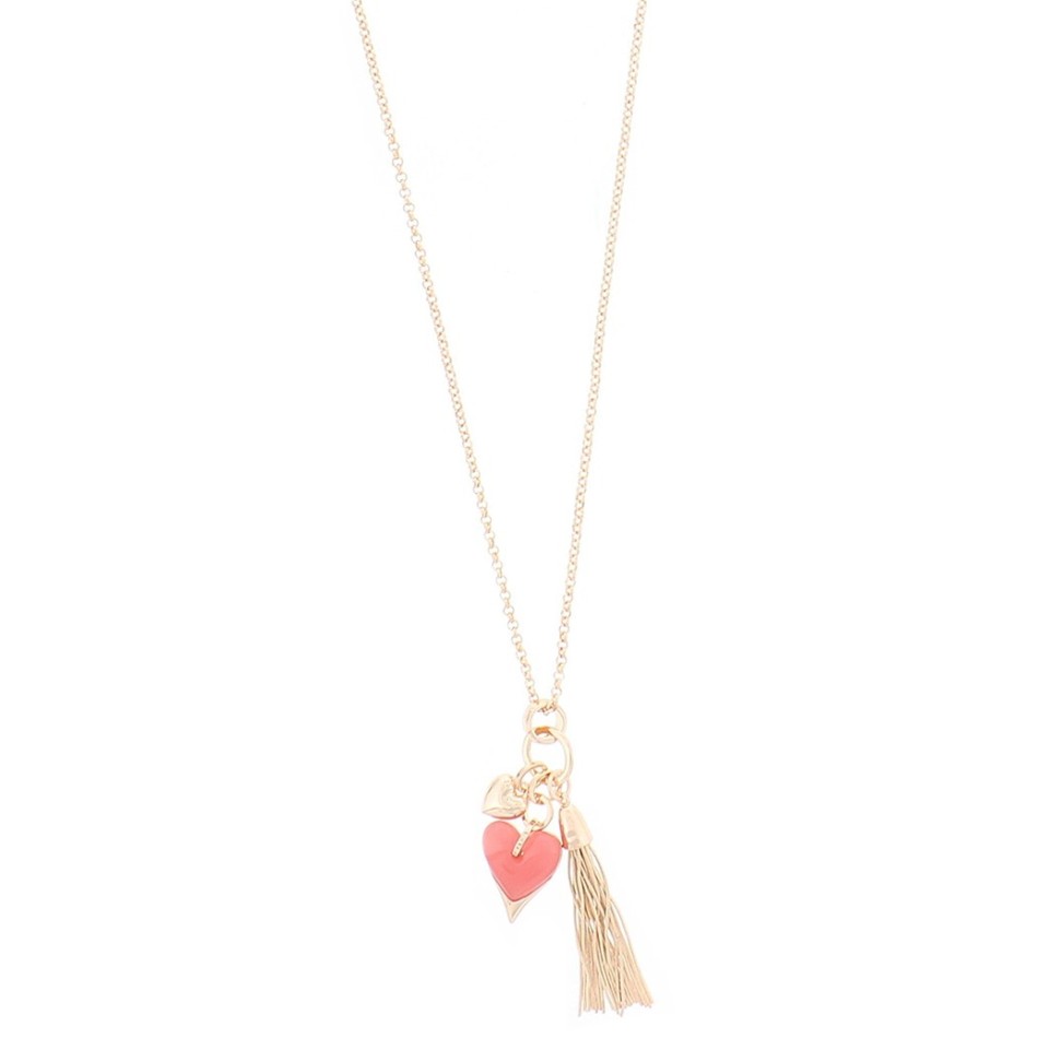 HANGING NECKLACE METAL RESIN
