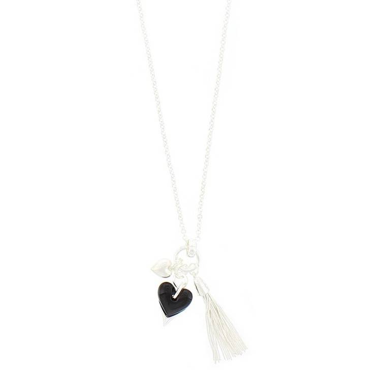 HANGING NECKLACE METAL RESIN 2