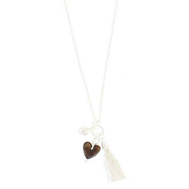 HANGING NECKLACE METAL RESIN