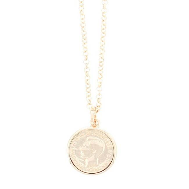 COLLAR LARGO COLGANTE MONEDA