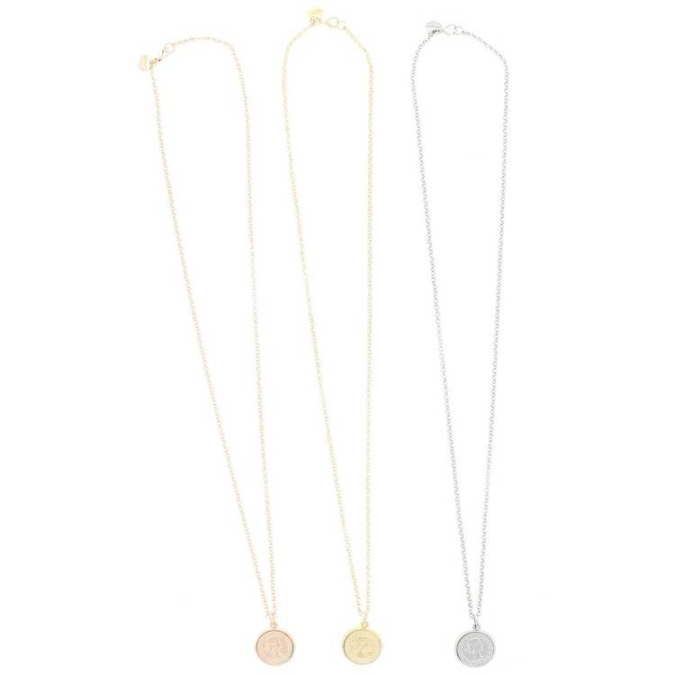 COLLAR LARGO COLGANTE MONEDA 2
