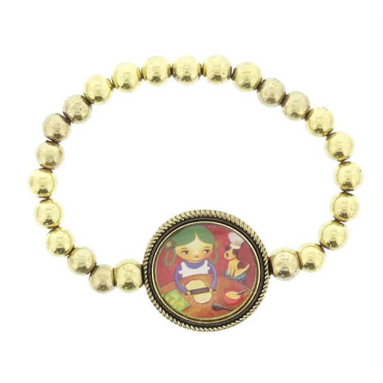 ENAMEL METAL BRACELET