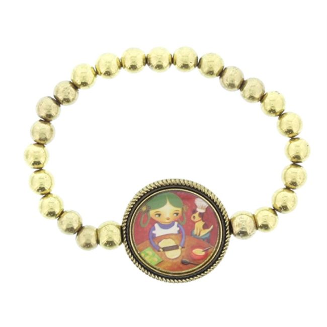 ENAMEL METAL BRACELET