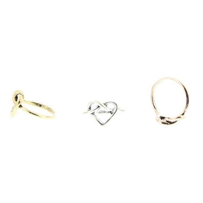 METAL HEART RING Assorted sizes