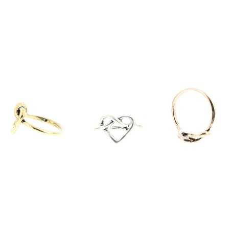 METAL HEART RING Assorted sizes