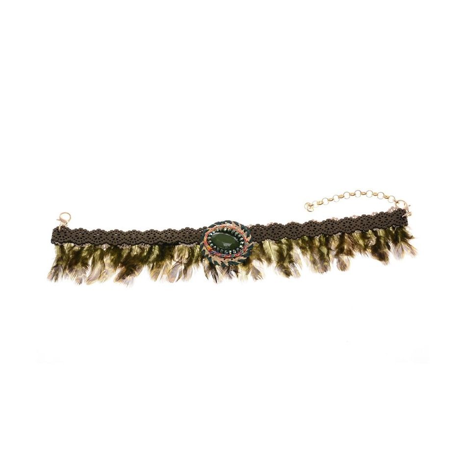 CUBREBOTAS ÉTNICO PLUMAS