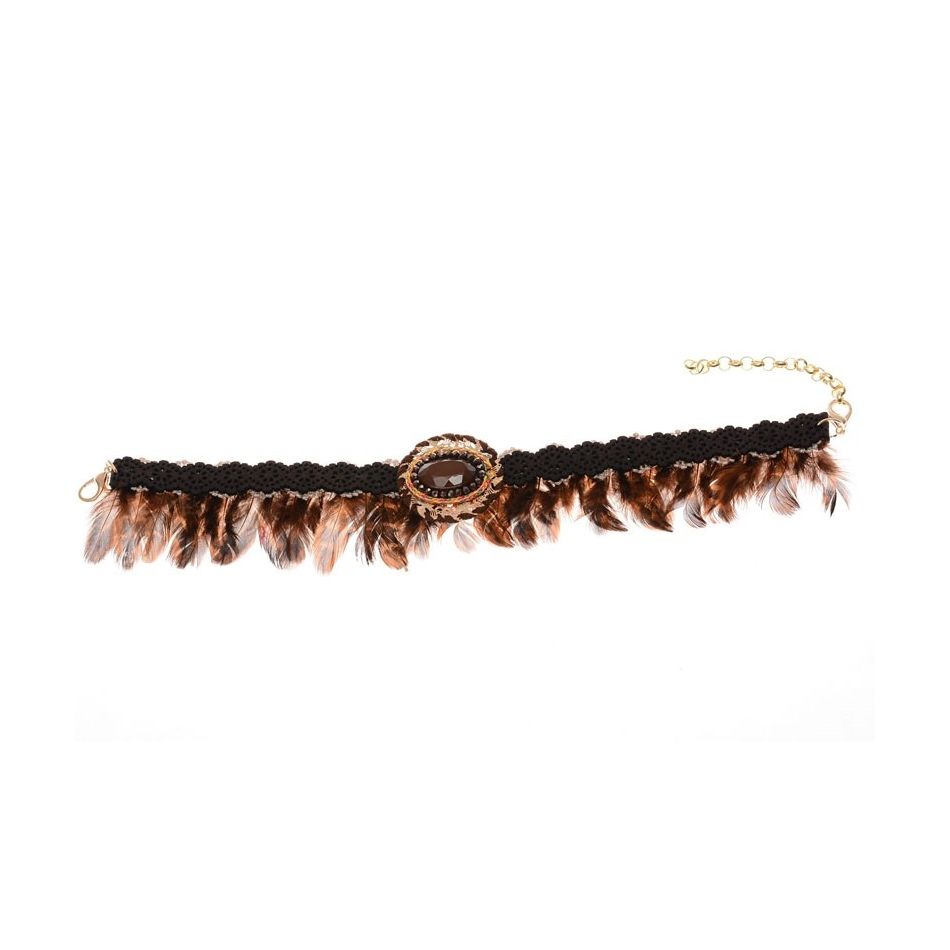 CUBREBOTAS ÉTNICO PLUMAS