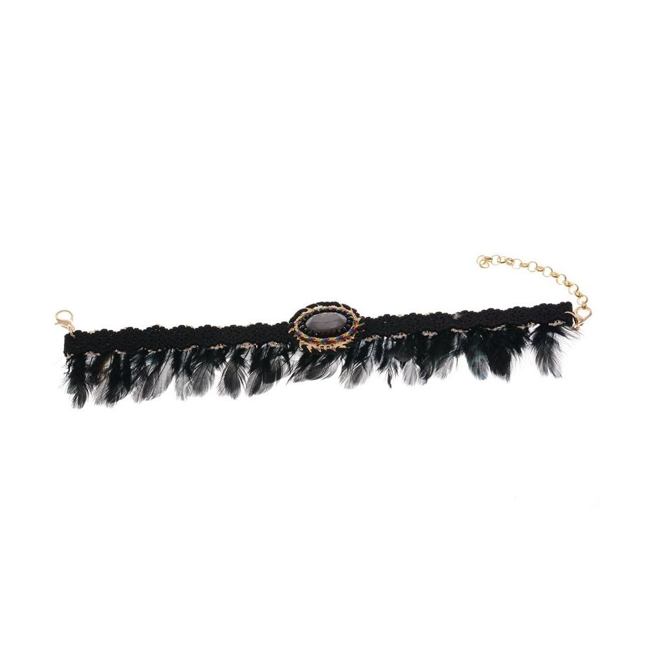 ETHNIC FEATHERS BOOT COVERS