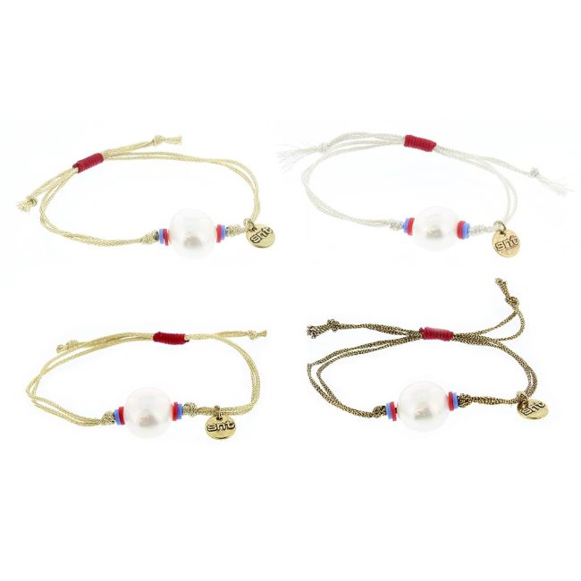 PULSERA  MACRAMÉ CUENTAS