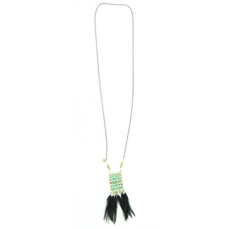 LONG PENDANT NECKLACE FRINGE