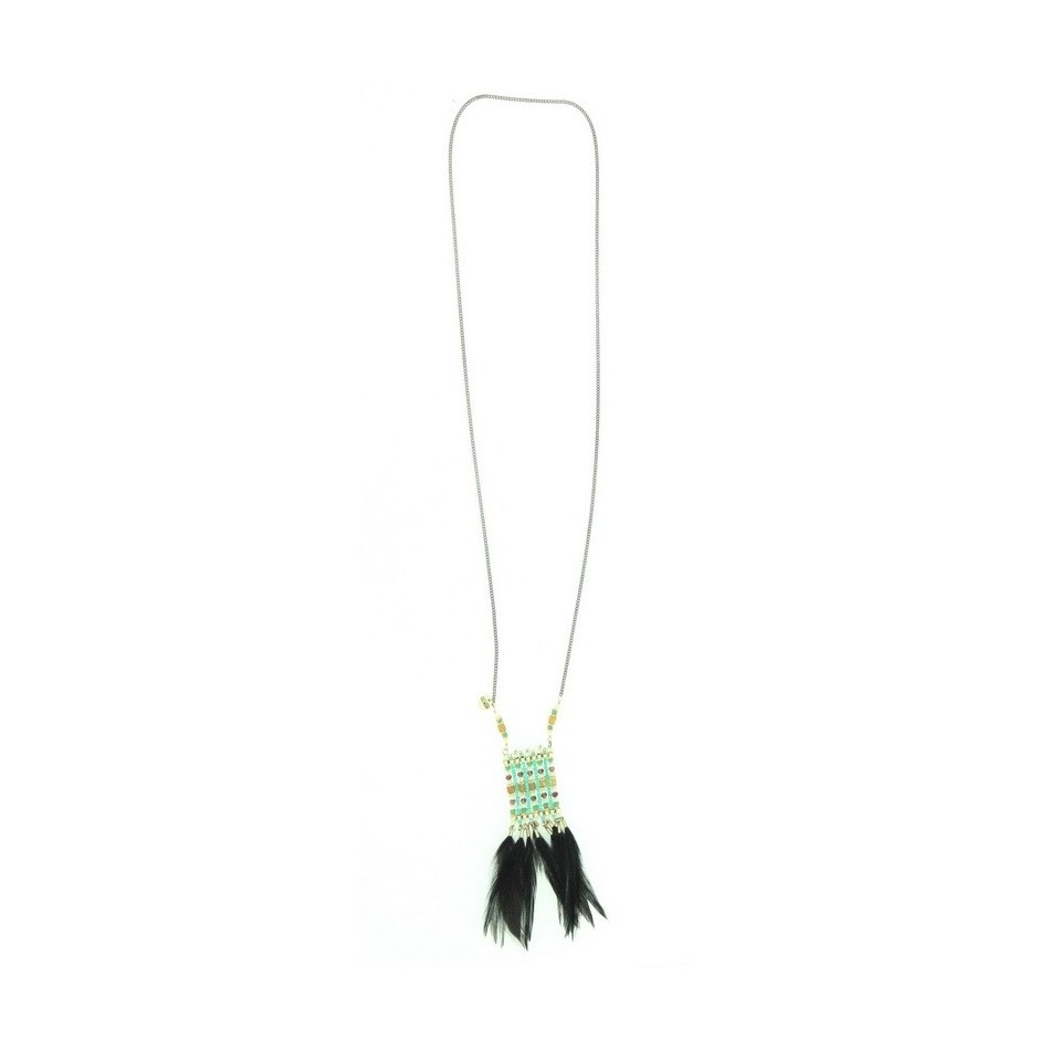 LONG PENDANT NECKLACE FRINGE