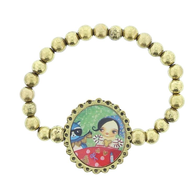 ENAMEL METAL BRACELET