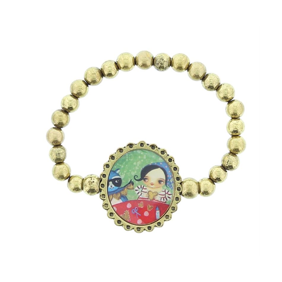 ENAMEL METAL BRACELET