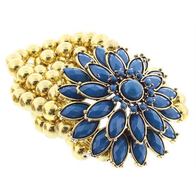 PULSERA CUENTAS FLOR