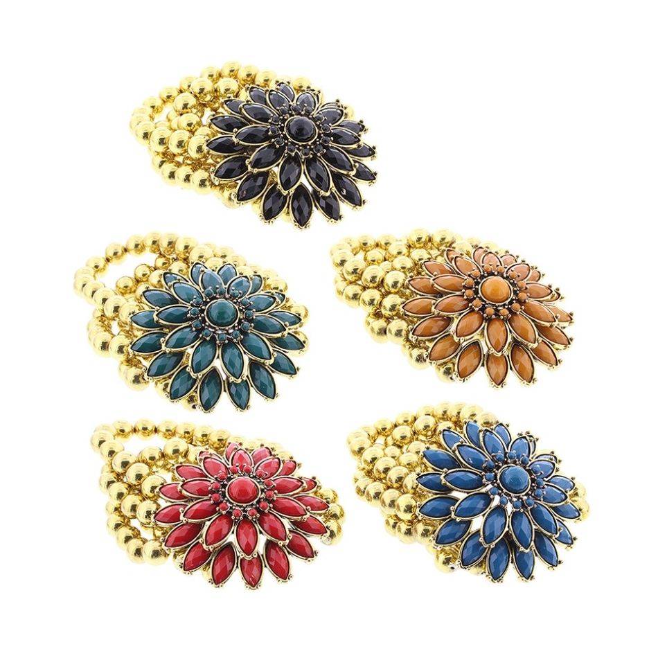 FLOWER BEADS BRACELET
